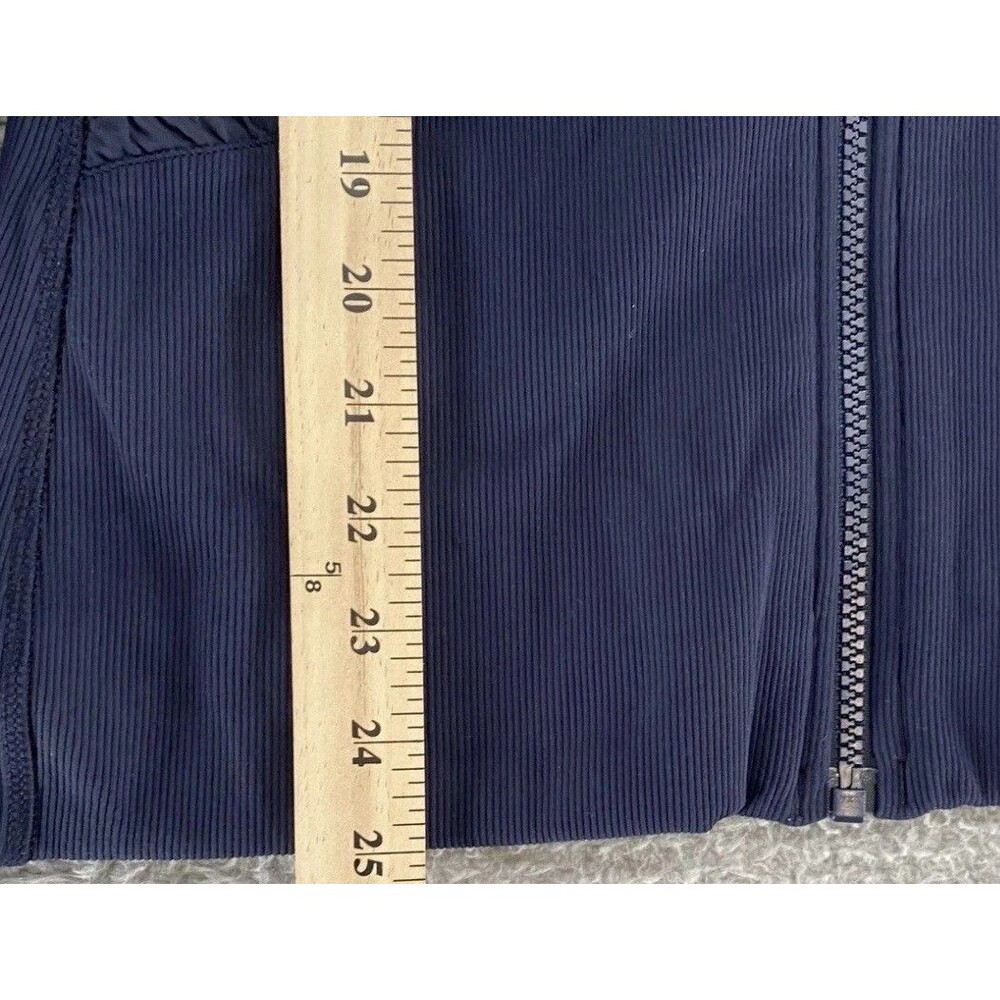 Lululemon Reversible Jacket Women 6 Black Gray Hooded Dance Yoga Zip Up - Picture 14 of 15